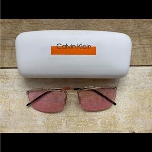 BOUTIQUE Calvin Klein Unisex CK21122S ‘676Pink’ Rectangle Designer Sunglasses